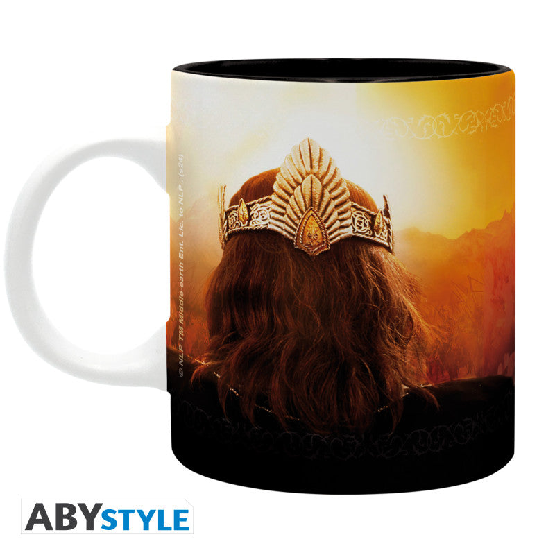 Mug céramique Le Seigneur des Anneaux illustré d'Aragorn roi du Gondor, 320 ml