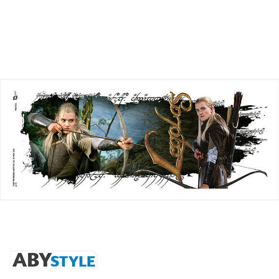 Mug céramique Le Seigneur des Anneaux illustré de Legolas armé de son arc, 320 ml