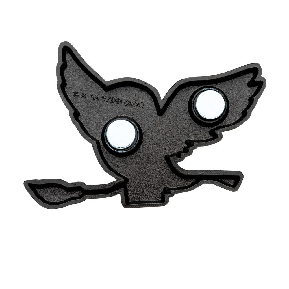 Magnet officiel Harry Potter Hedwige en vol avec lettre scellée et balai