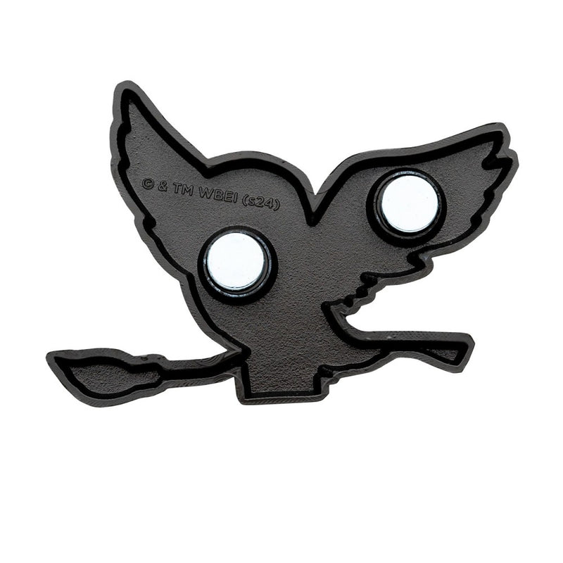 Magnet officiel Harry Potter Hedwige en vol avec lettre scellée et balai
