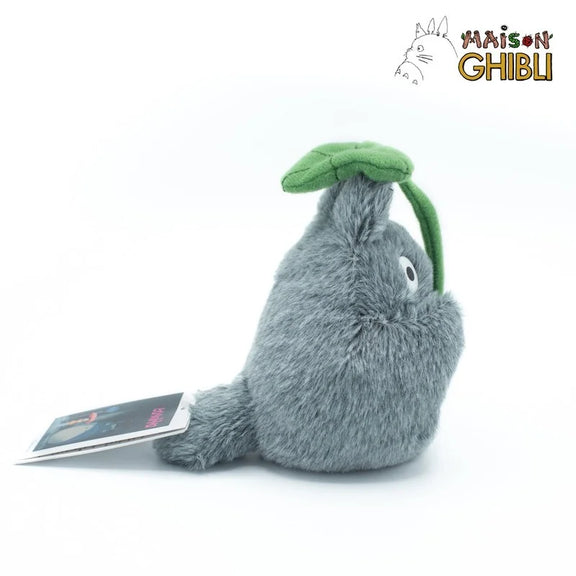 Peluche officielle Totoro tenant sa feuille verte, 13 cm, Mon Voisin Totoro Studio Ghibli