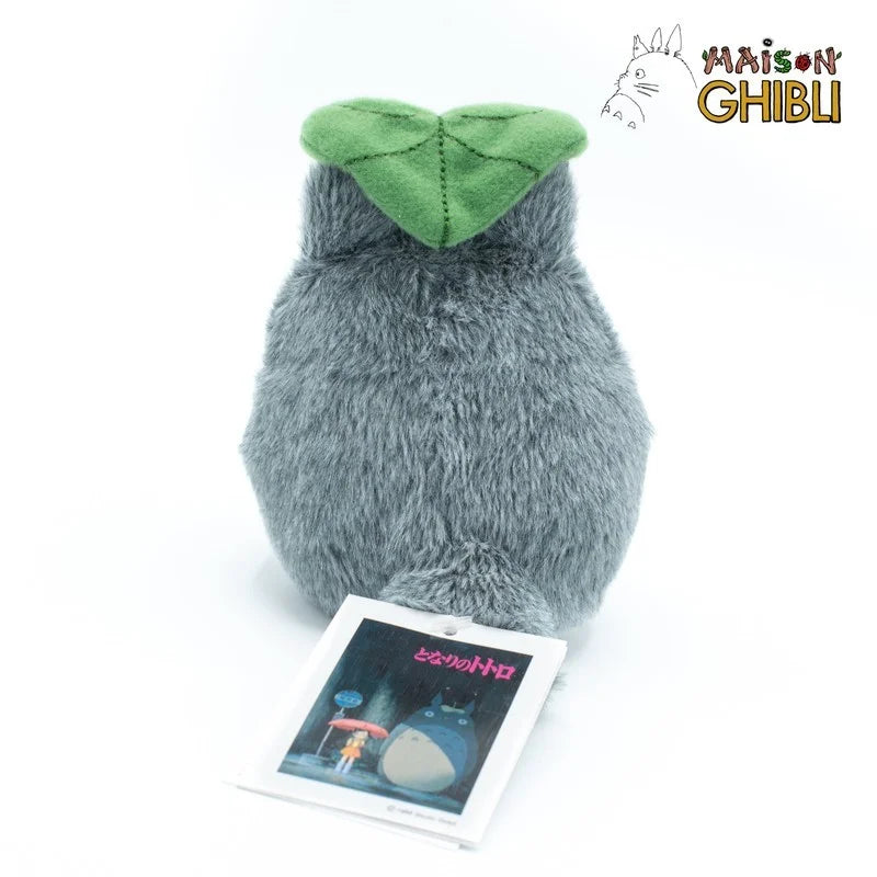 Peluche officielle Totoro tenant sa feuille verte, 13 cm, Mon Voisin Totoro Studio Ghibli