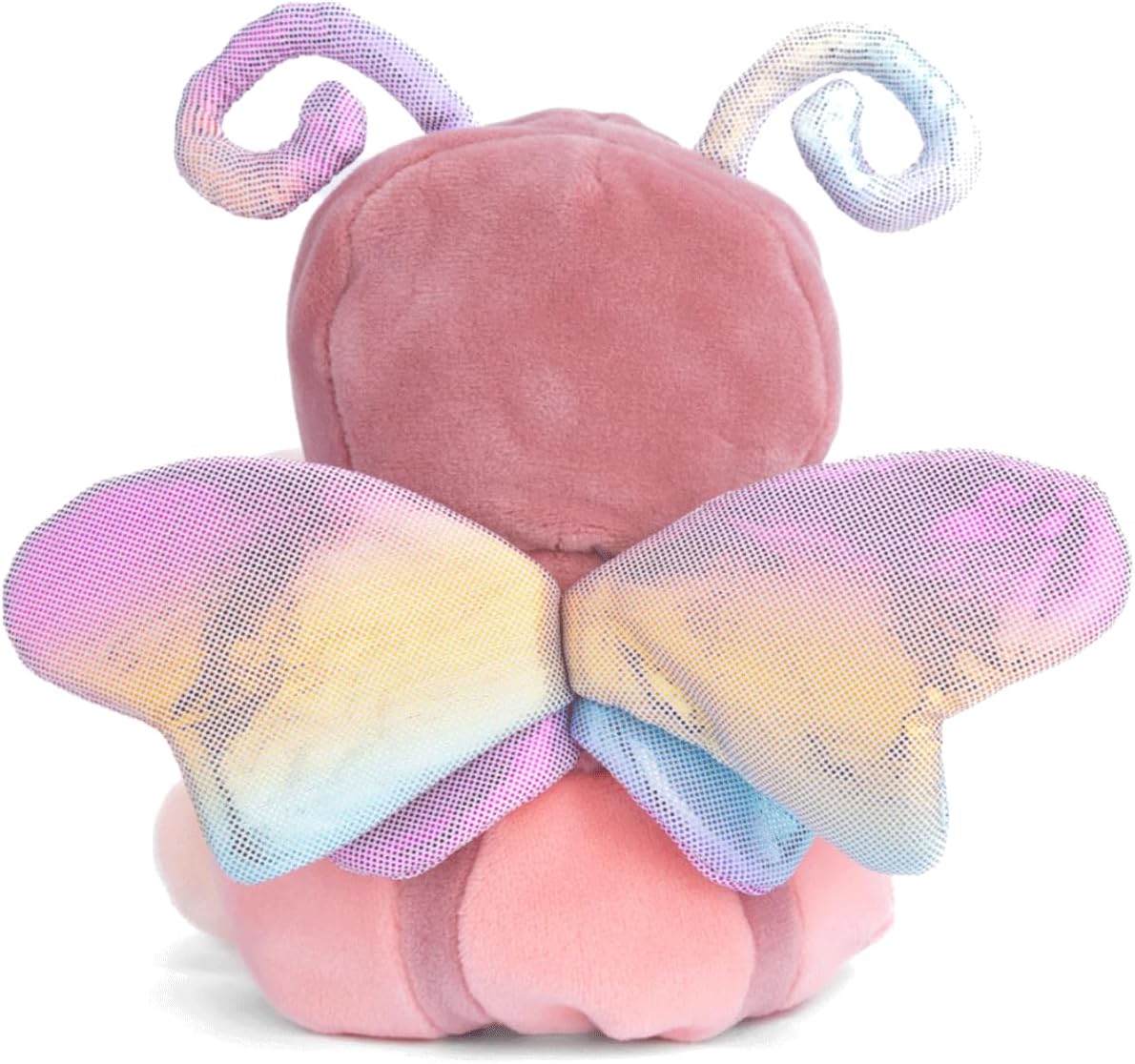 Peluche Bukowski Ziggy Butterfly, ourson déguisé en papillon rose et mauve, 15 cm