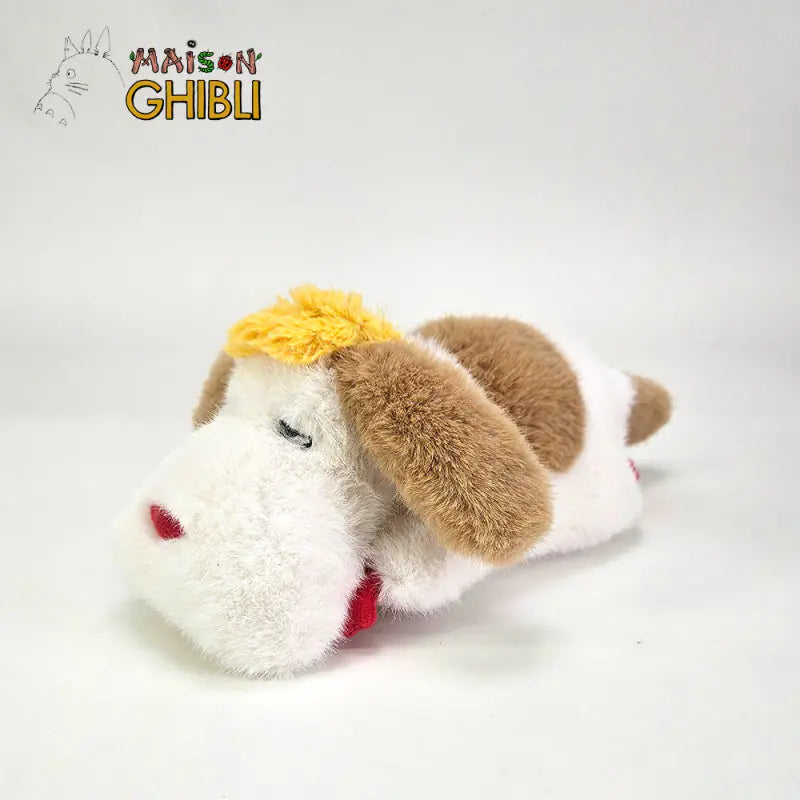 Peluche officielle Ghibli Hihn, le chien du Château Ambulant, 25 cm, oreilles tombantes