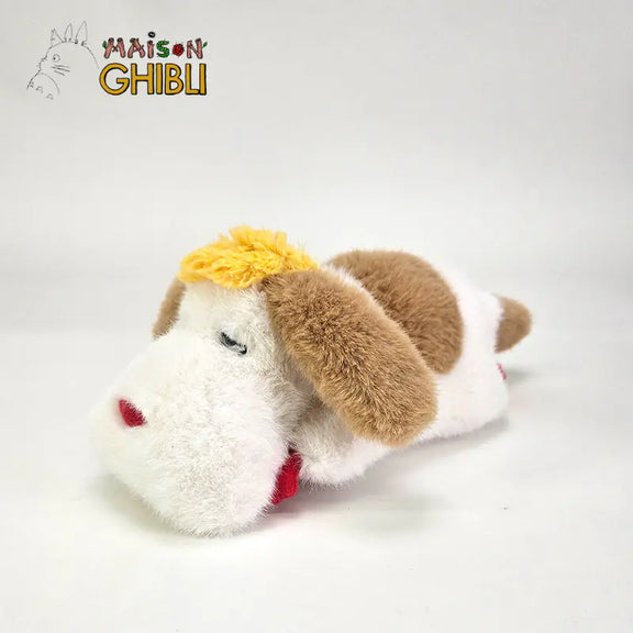 Peluche officielle Ghibli Hihn, le chien du Château Ambulant, 25 cm, oreilles tombantes