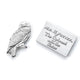 Pin's argenté Harry Potter Hedwige avec lettre d'admission à Poudlard