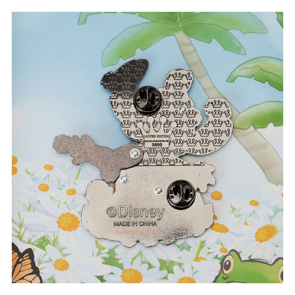 Grand pin's Disney Stitch Loungefly édition limitée avec marguerites et canetons