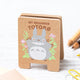Pince en bois Mon Voisin Totoro illustrée, support photo et mémo à poser Studio Ghibli