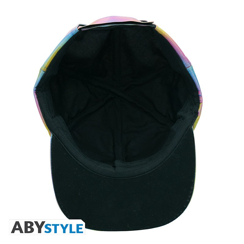 Casquette holographique Marty McFly Retour vers le Futur II aux reflets multicolores