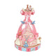 Boîte à musique Disney Traditions Jim Shore, robe rose de Cendrillon sur mannequin avec oiseaux et souris