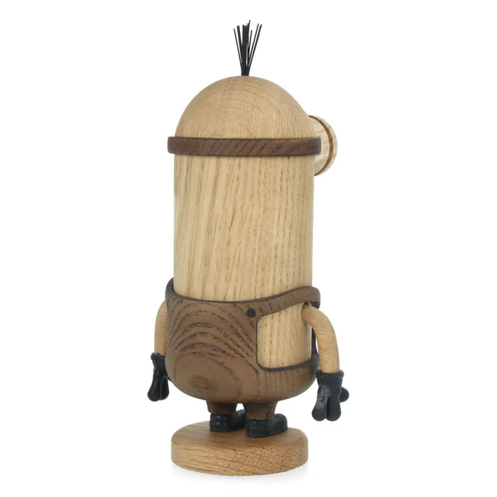 Figurine Kevin des Minions petit modèle en chêne blanc et chêne fumé, design Boyhood
