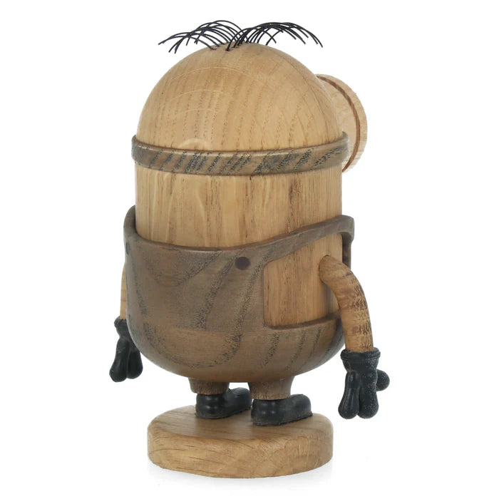 Figurine Stuart des Minions petit modèle en chêne blanc et chêne fumé, design Boyhood