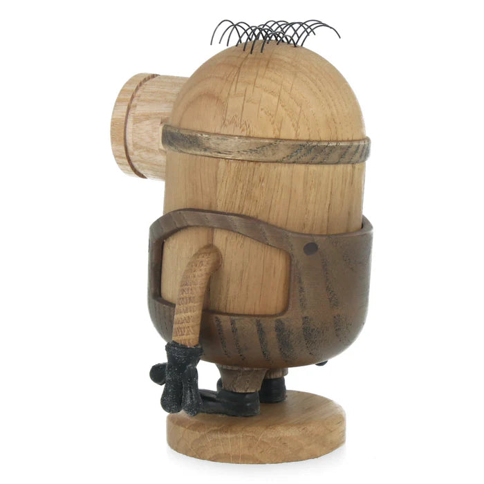 Figurine Stuart des Minions petit modèle en chêne blanc et chêne fumé, design Boyhood