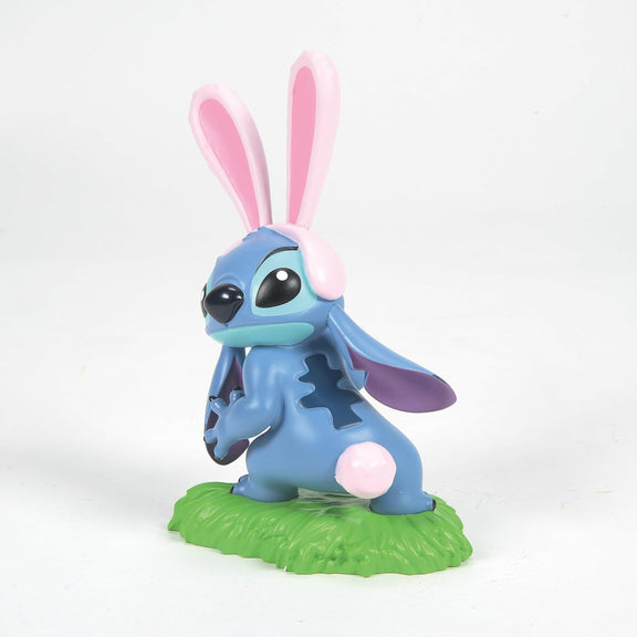 Figurine Disney Showcase Collection de Stitch déguisé en lapin de Pâques avec oreilles roses