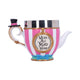 Tasse Chapelier Fou Alice au Pays des Merveilles rayée rose et blanc avec haut-de-forme miniature