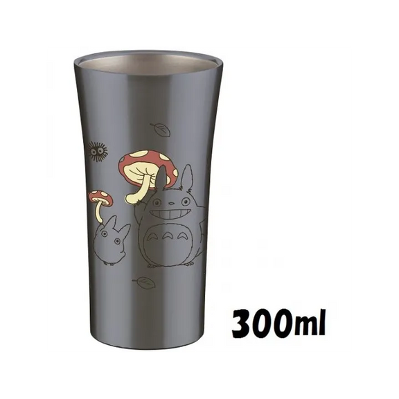 Verre en acier inoxydable 300 ml illustré de Totoro et de ses compagnons de la forêt