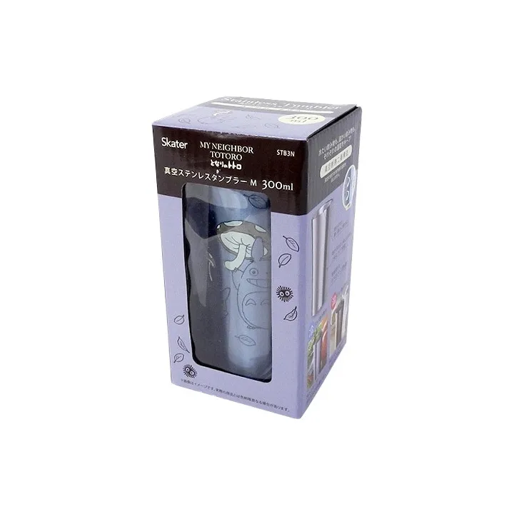 Verre en acier inoxydable 300 ml illustré de Totoro et de ses compagnons de la forêt