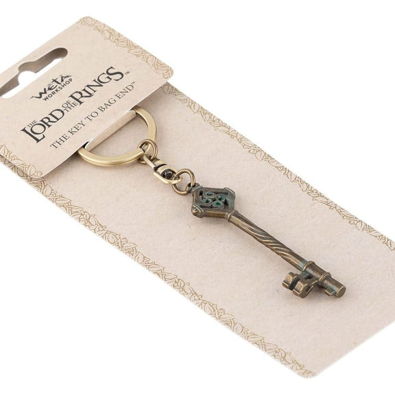 Porte-clés Seigneur des Anneaux, clé de Cul-de-Sac en métal patiné bronze par Wētā Workshop